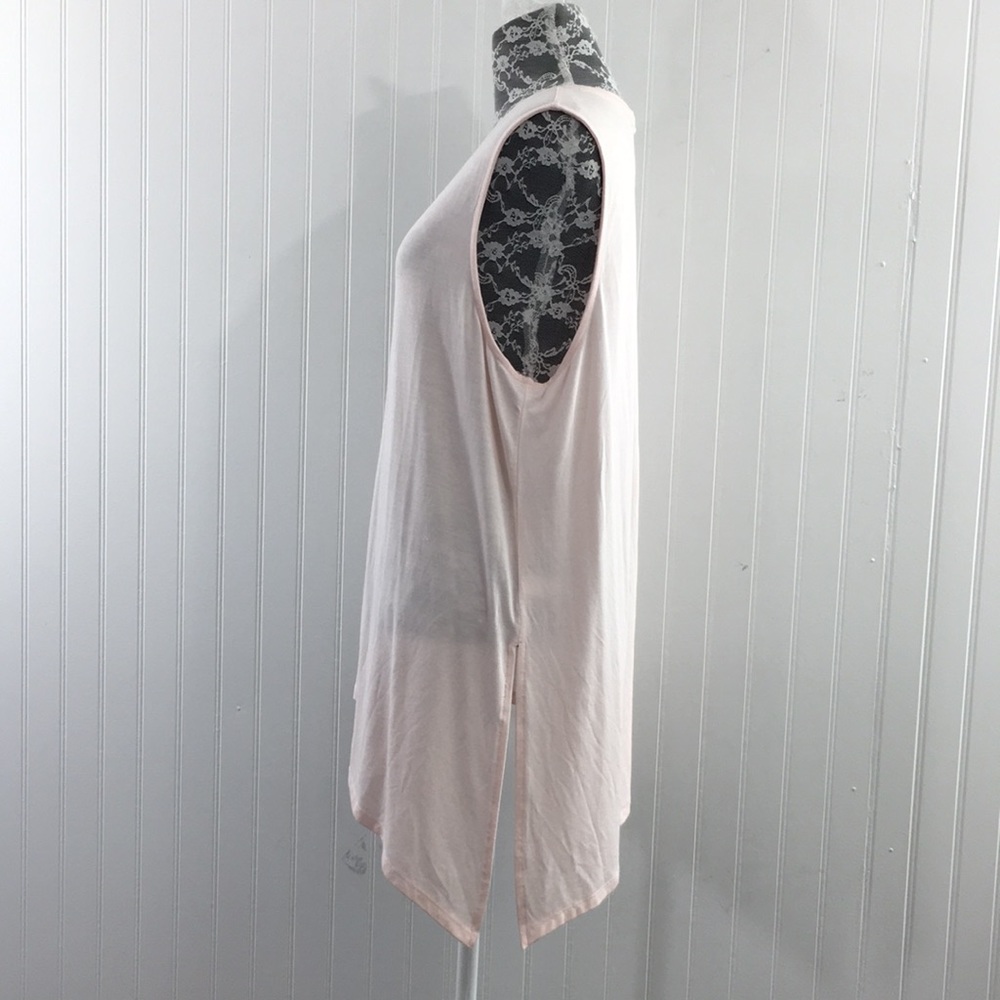 Athleta Pink Asymmetrical Hem Tank Tunic Top - Picture 4 of 11